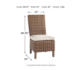 Beachcroft Side Chair with Cushion (2/CN)