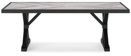Beachcroft RECT Dining Table w/UMB OPT