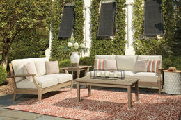 Clare View Outdoor Sofa with Coffee Table