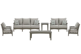 Visola Outdoor Sofa with 2 Lounge Chairs