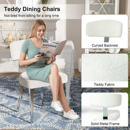 Round Glass Pedestal Dining Set (White)