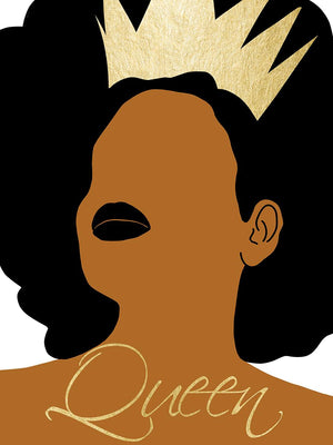 Queen By Cad Designs (Small) Giclee Canvas