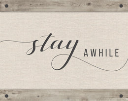 Stay Awhile By Amanda Murray (Small) Giclee Canvas