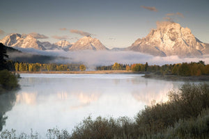 Snake River Fog By Danita Delimont (Small) Giclee Canvas