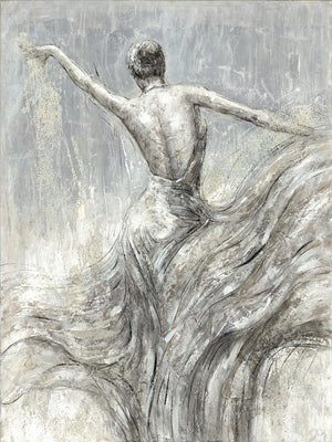 Hand Painted Textured Canvas Curated Canvas