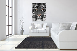 Temp Glass W/Foil - White Tiger Tempered Glass