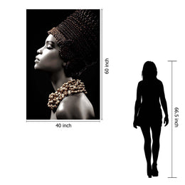 Temp Glass W/Foil - Woman Side Profile Tempered Glass