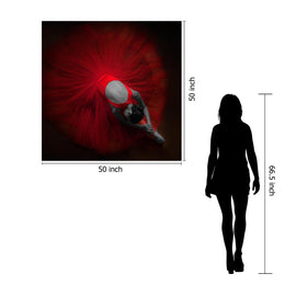 Temp Glass - Red Ballerina Tempered Glass