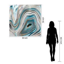 Temp Glass W/Foil - Abstract Quartz 2 Tempered Glass