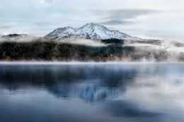 Temp Glass W/Foil - Lake W/Mountains Tempered Glass