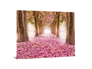 Temp Glass W/Foil - Pink Cherry Blossom Tempered Glass