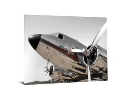 Temp Glass W/Foil - Chrome Airplane Tempered Glass