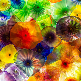 Temp Glass W/Foil - Blown Glass Abstract Tempered Glass