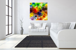 Temp Glass W/Foil - Blown Glass Abstract Tempered Glass
