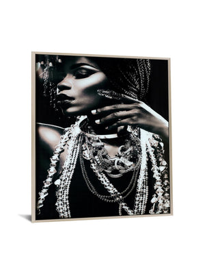 Temp Glass W/Foil - Woman Jewelry Front Profile Tempered Glass