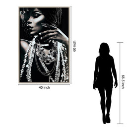 Temp Glass W/Foil - Woman Jewelry Front Profile Tempered Glass