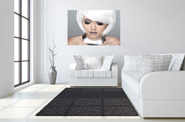 Temp Glass W/Foil - Woman White Hair Tempered Glass