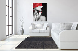 Temp Glass W/Foil - Red Lace Tempered Glass