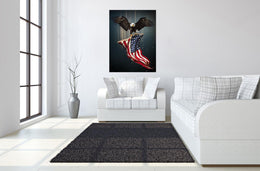 Temp Glass W/Foil - Eagle Flag Tempered Glass