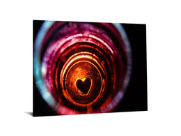 Temp Glass W/Foil - Glass Heart Tempered Glass
