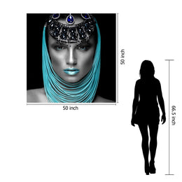 Temp Glass W/Foil - Woman Of Turquoise Tempered Glass