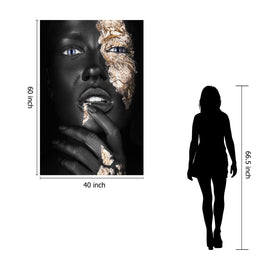 Temp Glass W/Foil -Pondering Gold Tempered Glass