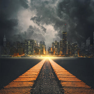 Temp Glass W/ Foil - New York Streets Tempered Glass
