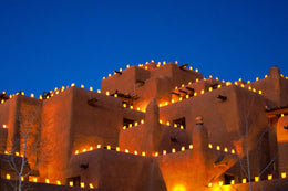 Temp Glass W/ Foil - Santa Fe Lights Adobe Tempered Glass