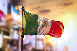Tempered Glass W/ Foil - Mexican Flag Tempered Glass