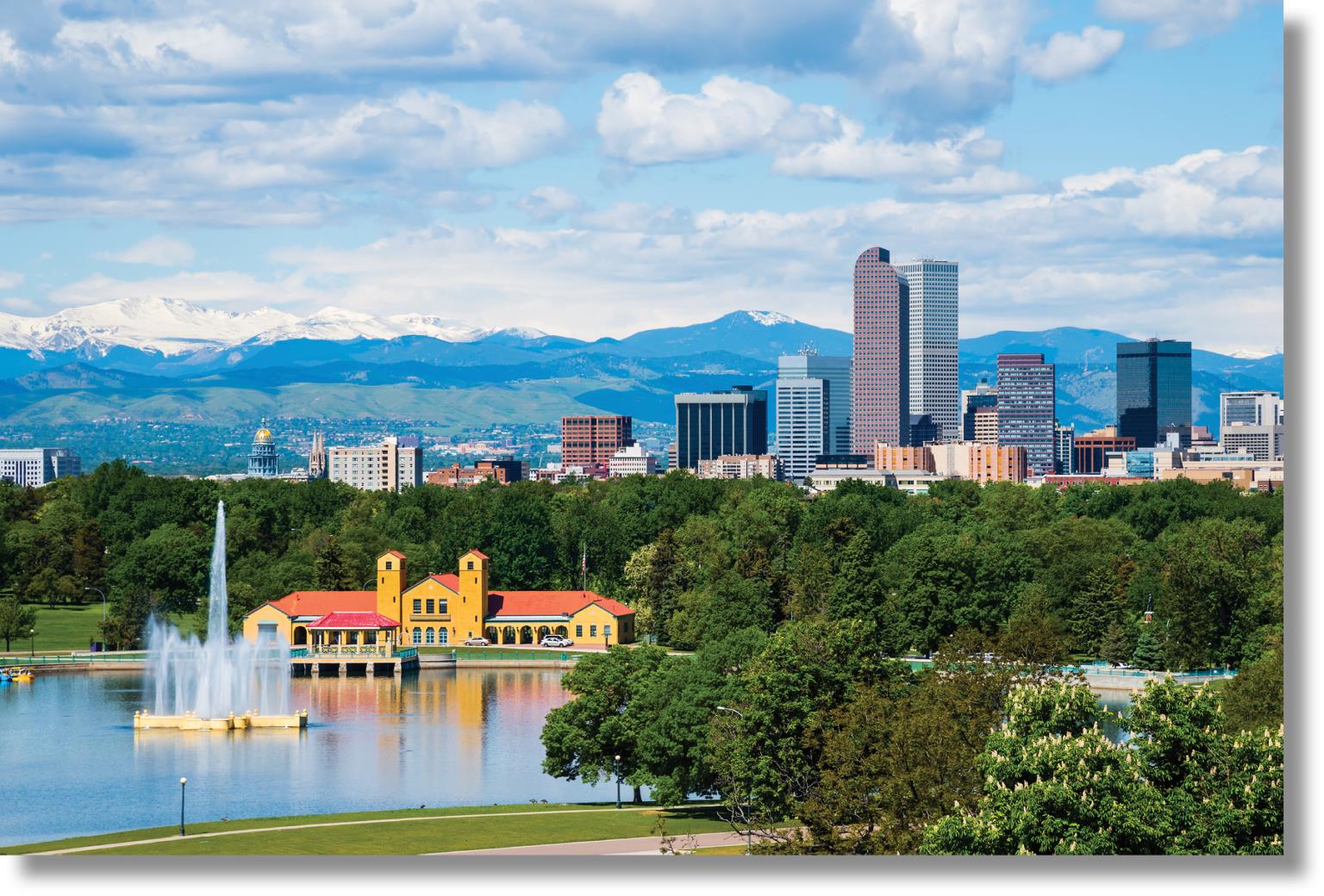 Temp Glass W/ Foil - Denver Skyline Tempered Glass