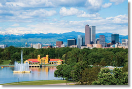 Temp Glass W/ Foil - Denver Skyline Tempered Glass