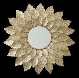 Metal Wall Mirror Mixed Media