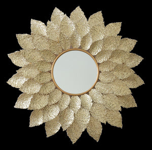 Metal Wall Mirror Mixed Media