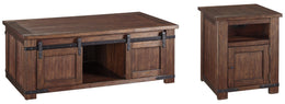 Budmore Coffee Table with End Tables