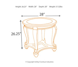 Norcastle Round End Table