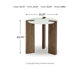 Isanti Coffee Table with 2 End Tables