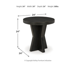 Galliden Coffee Table with 1 End Table