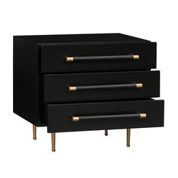 Trident Black Nightstand - UK