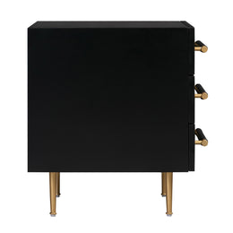 Trident Black Nightstand - UK