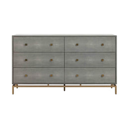 Pesce Shagreen 6 Drawer Dresser - UK
