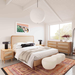 Carmen Cane 6 Drawer Dresser - UK