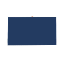 Suzie Navy & Rattan Nightstand - UK