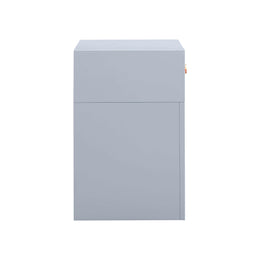 Suzie Pastel Blue & Rattan Nightstand - UK