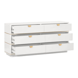 Julieta Cream 6 Drawer Dresser