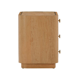 Abigail Natural Birdseye Maple Nightstand - UK