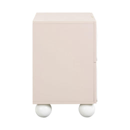 Tori Motif Taupe Nightstand - UK