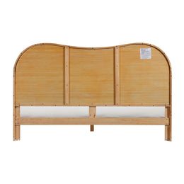 Grappa Natural Wood & Rattan King Bed
