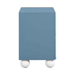 Tori Motif Blue Nightstand