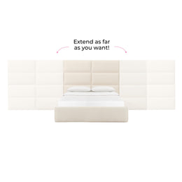 Eliana Cream Boucle Queen Bed