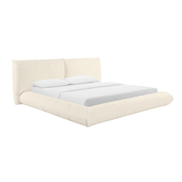 Romp Cream 100% Recycled Linen UK Super King Bed